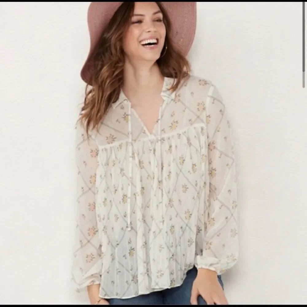 Lauren Conrad Floral Top 